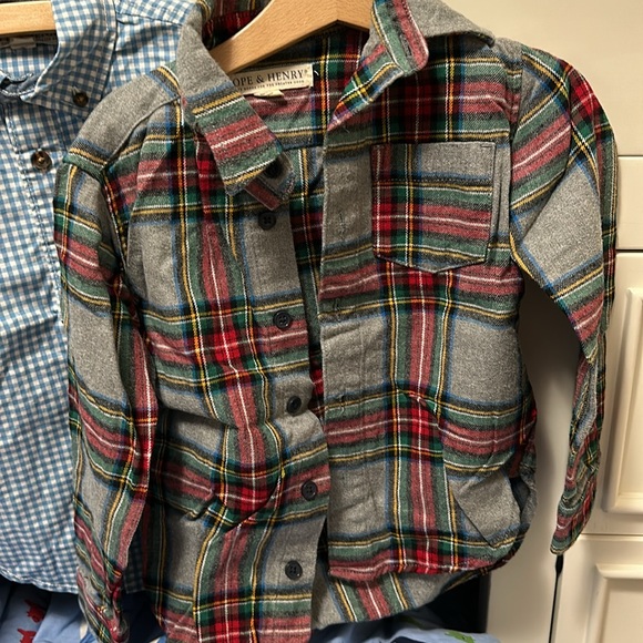 Bundle Kids Plaid and Checkered Shirts Set - Picture 2 of 11